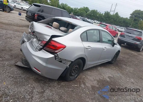 2013 Honda Civic Lx из США, поврежденный, VIN 2HGFB2F50DH576709